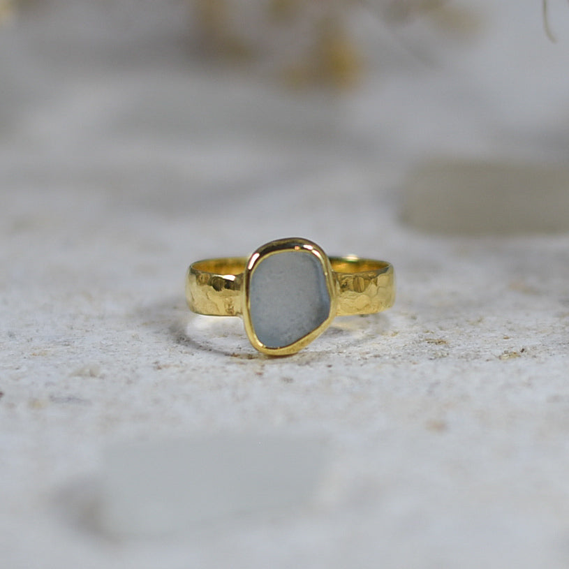 The Seven Seas Beach Glass Ring
