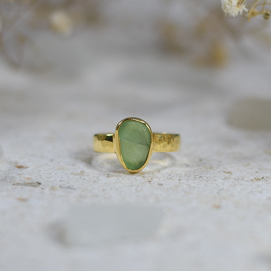 The Seven Seas Beach Glass Ring