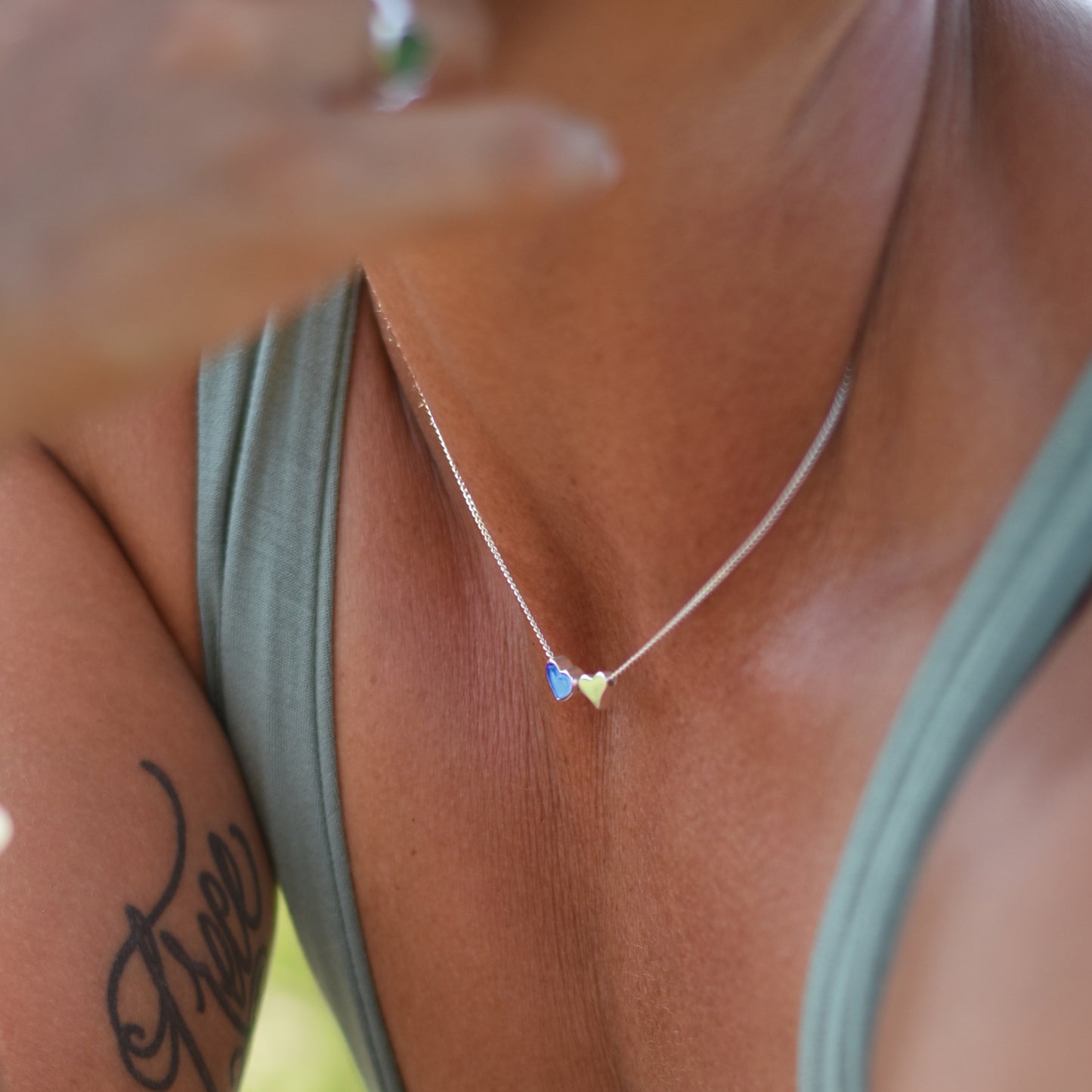 Deep Blue Love Necklace