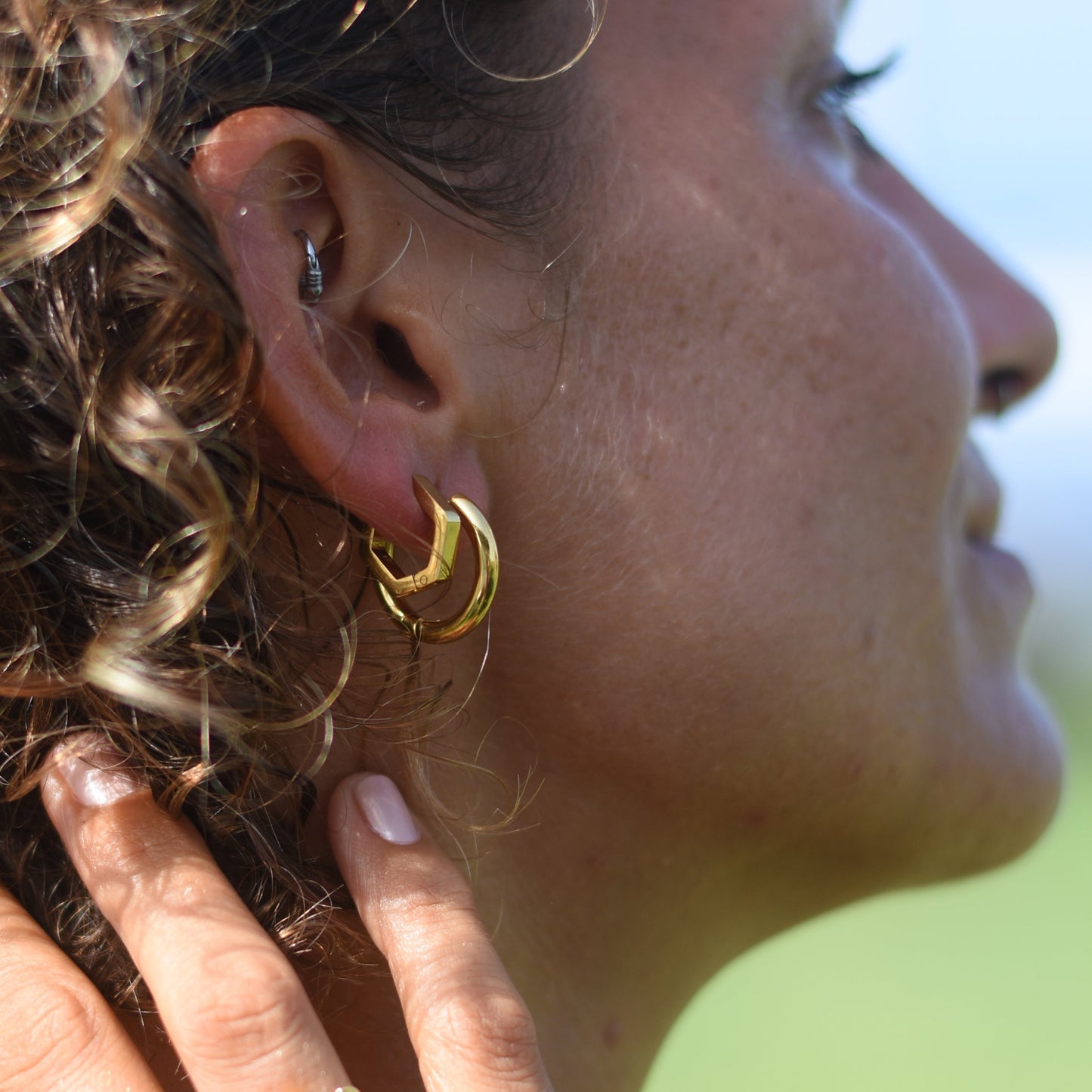 Waterproof Surf Earrings - 20 mm surf hoops