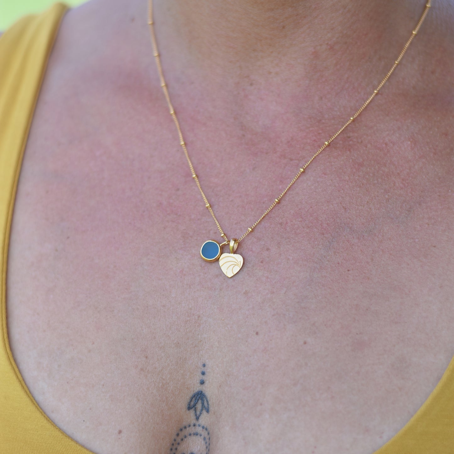 Ocean in my heart necklace