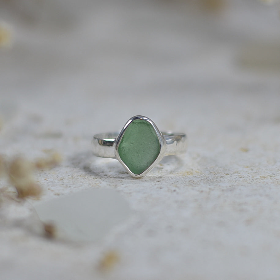 The Seven Seas Beach Glass Ring