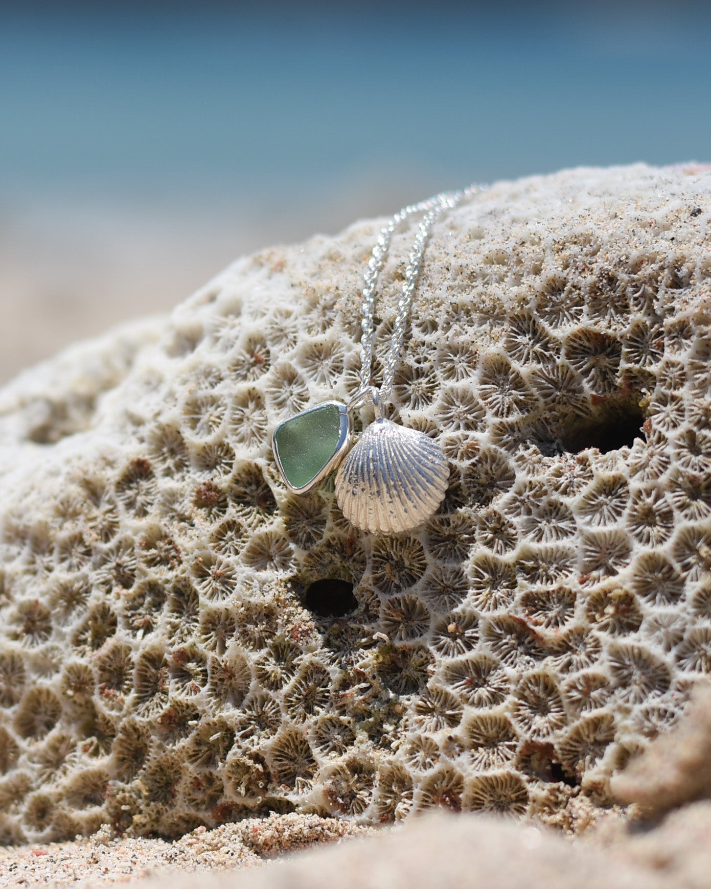 Seaside Serenity Necklace (Sterling Silver)