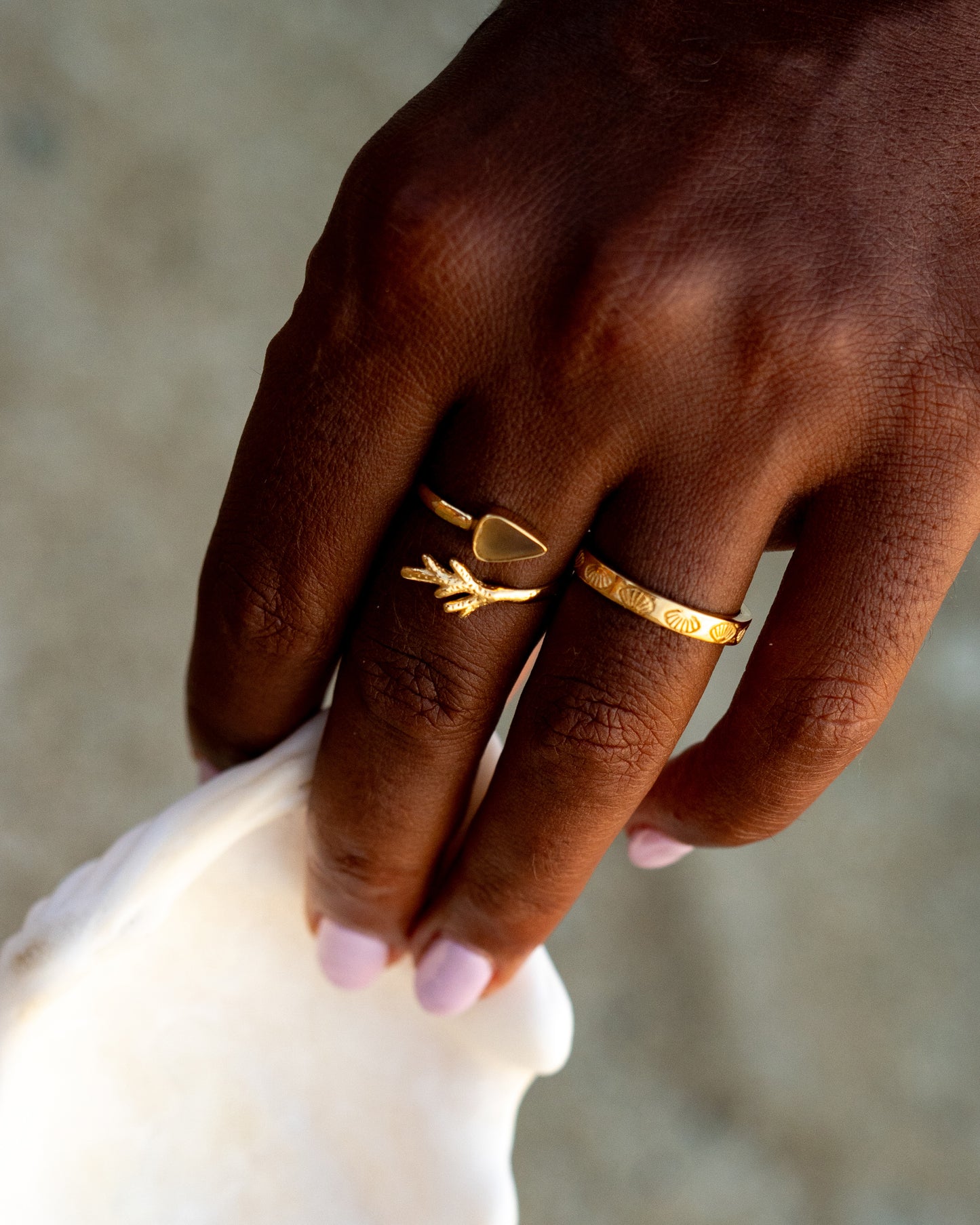 Shell Band Ring