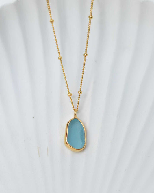 Ocean Drift Necklace (24k gold vermeil)
