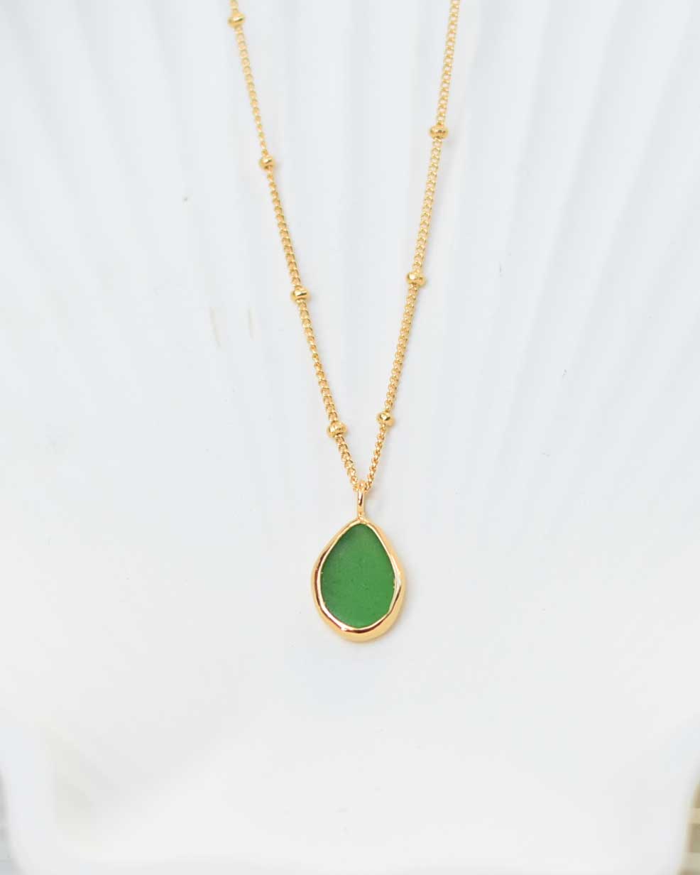 Ocean Drift Necklace (24k gold vermeil)