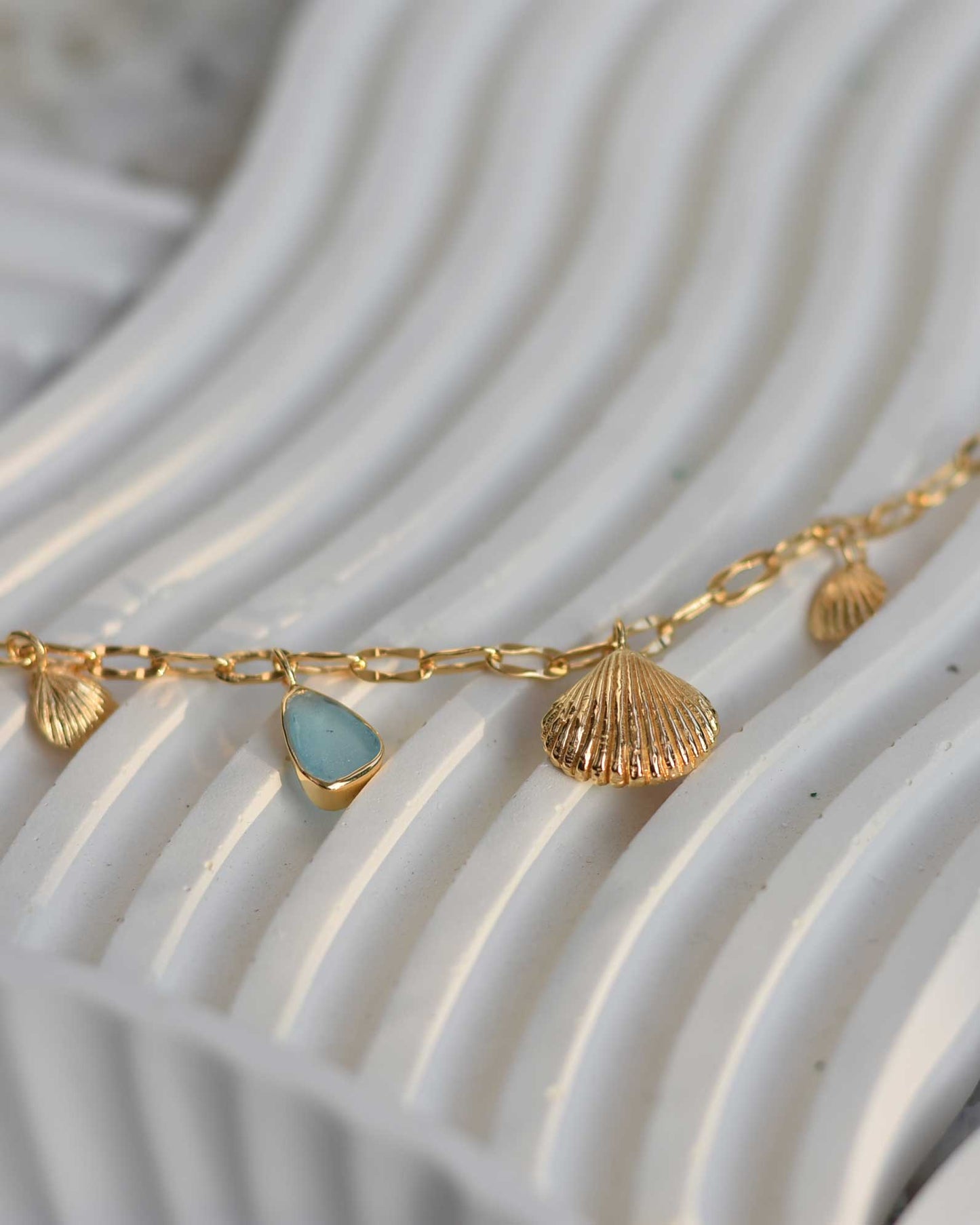 Ocean Queen Necklace (Gold Vermeil)