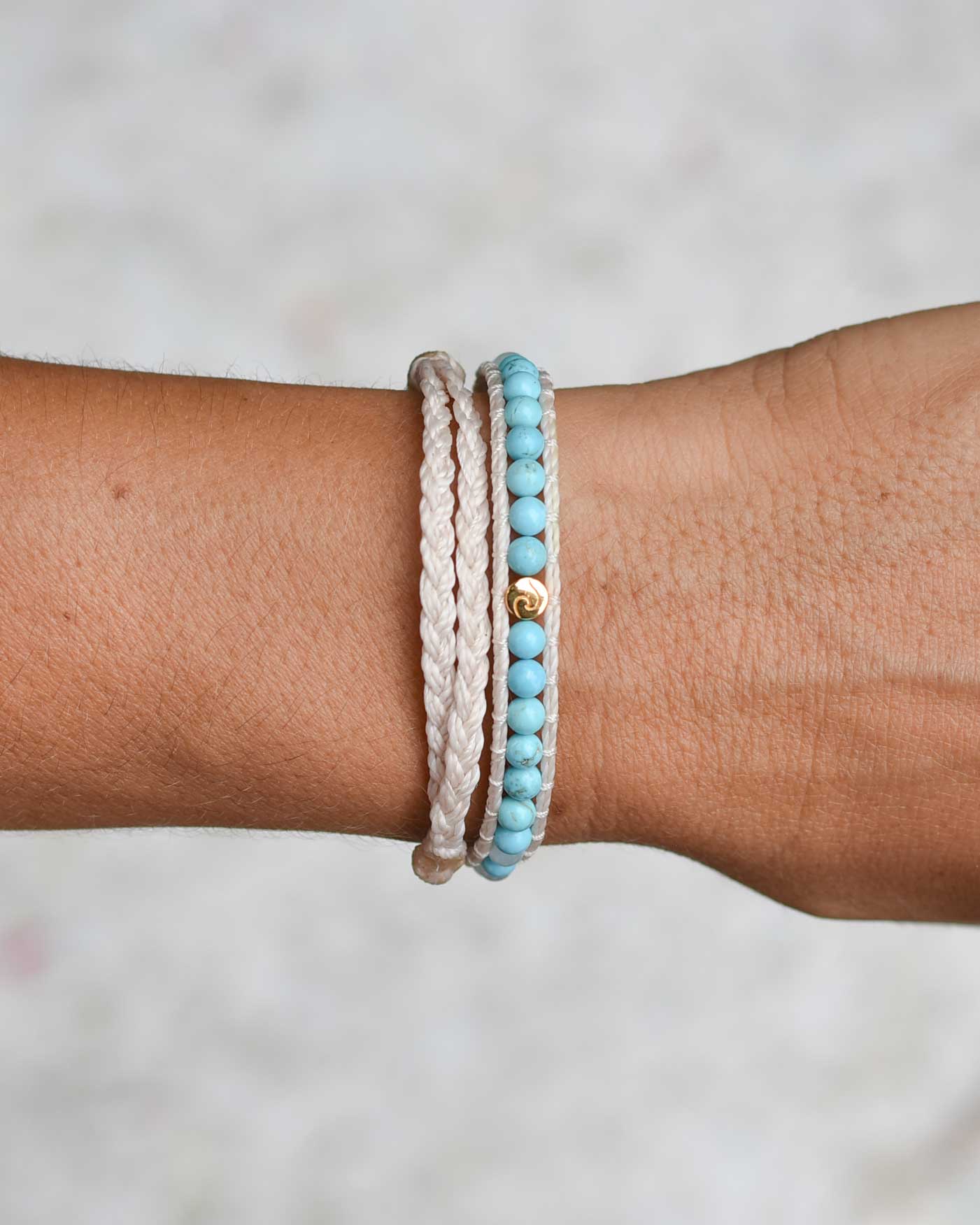 Azure Dreams Wave Bracelet (24k gold-plated)