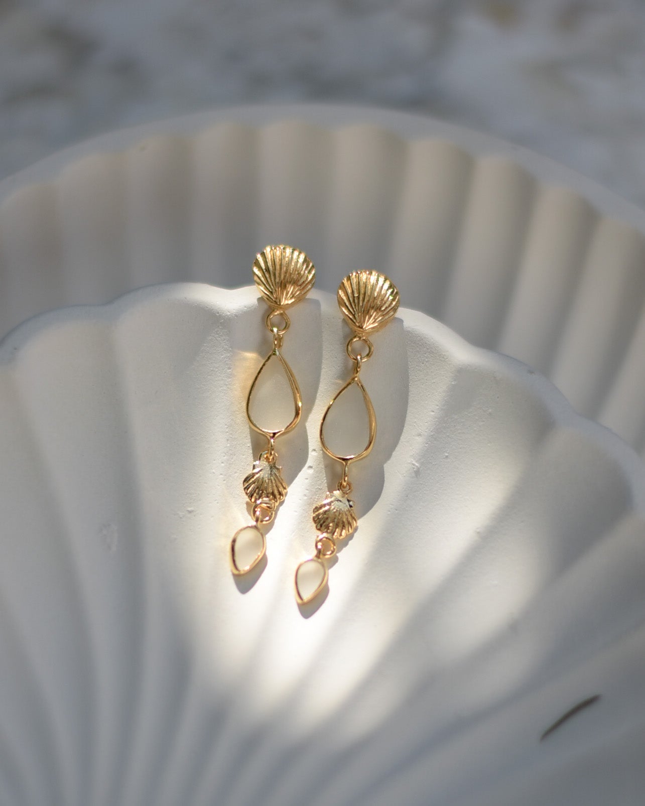 Shoreline Charm Drop Earrings