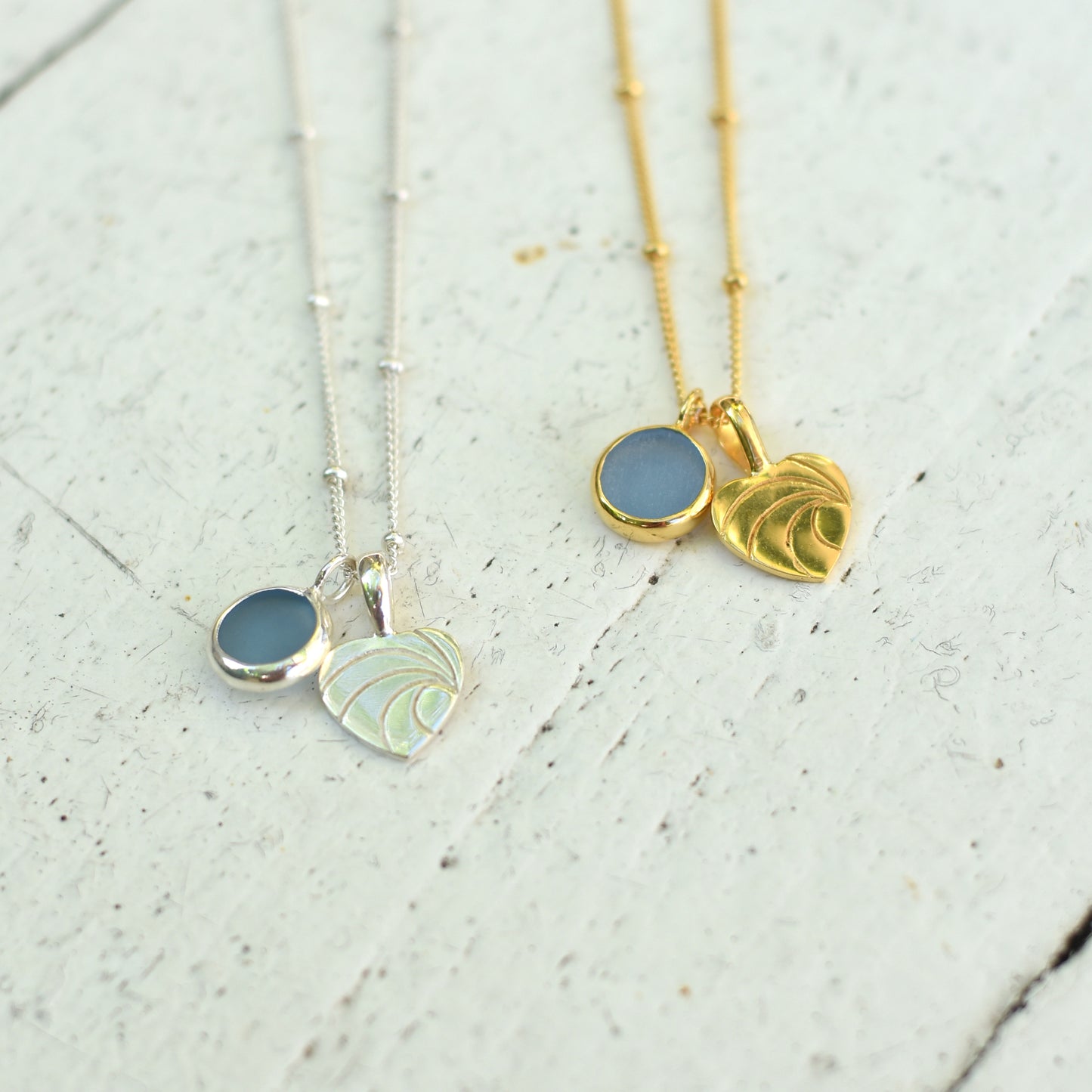 Ocean in my heart necklace
